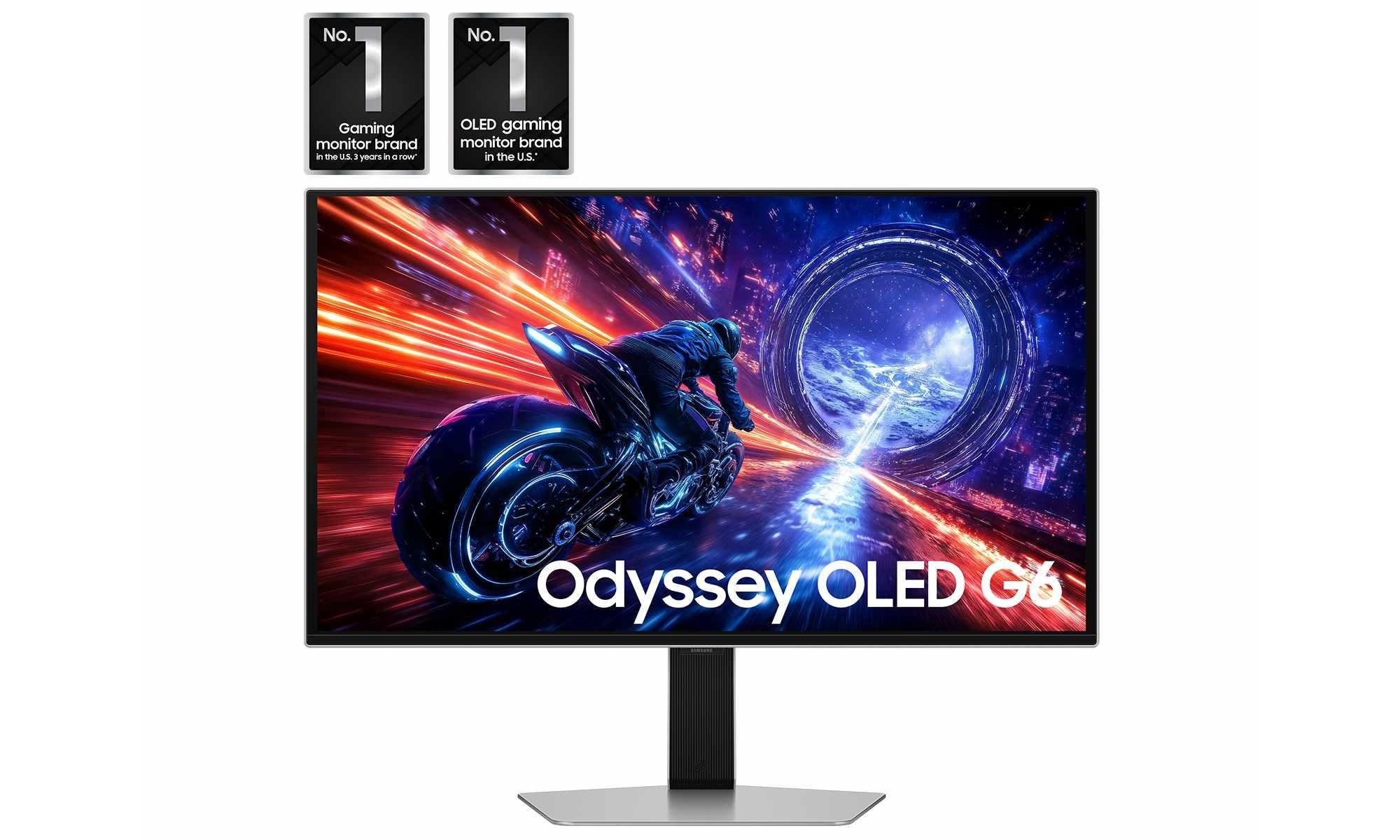 三星发布Odyssey OLED G6，号称全球首款500Hz OLED 2K游戏显示器