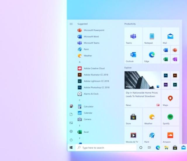 Windows 10全新开始菜单曝光，时尚了