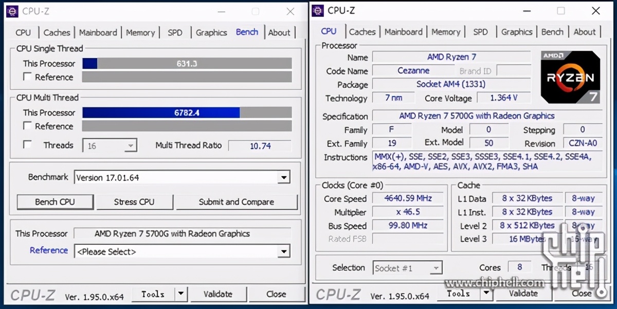 Zen3锐龙7 5700G APU正式版首曝,显卡缺货当下新选择