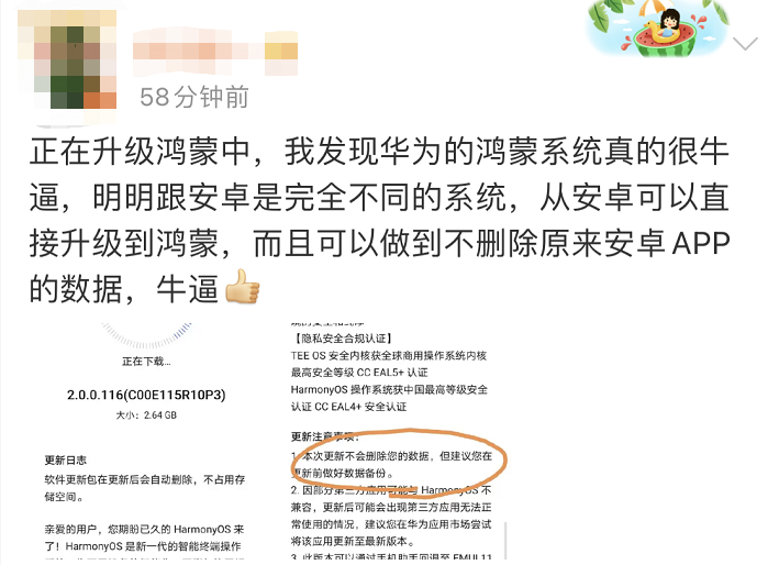 在鸿蒙OS发布后,有些不一样的声音…