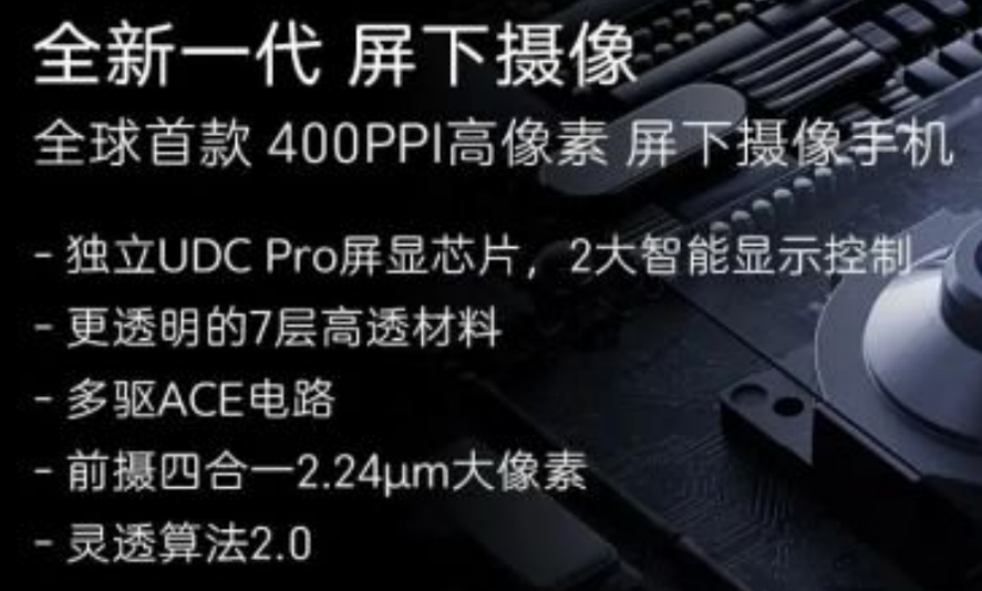 小米MIX 4之后,京东方展示柔性屏下镜头新技术