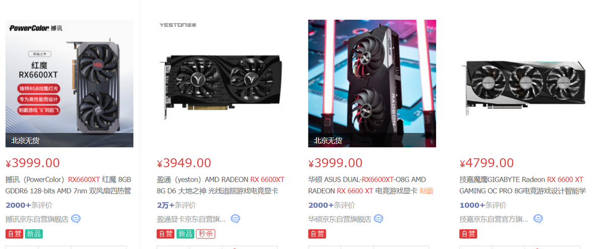 AMD RX 6600显卡真的要来了,或定价2499元
