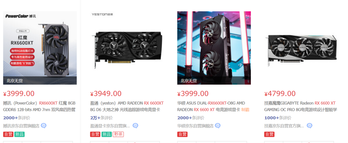 AMD RX 6600显卡真的要来了，或定价2499元