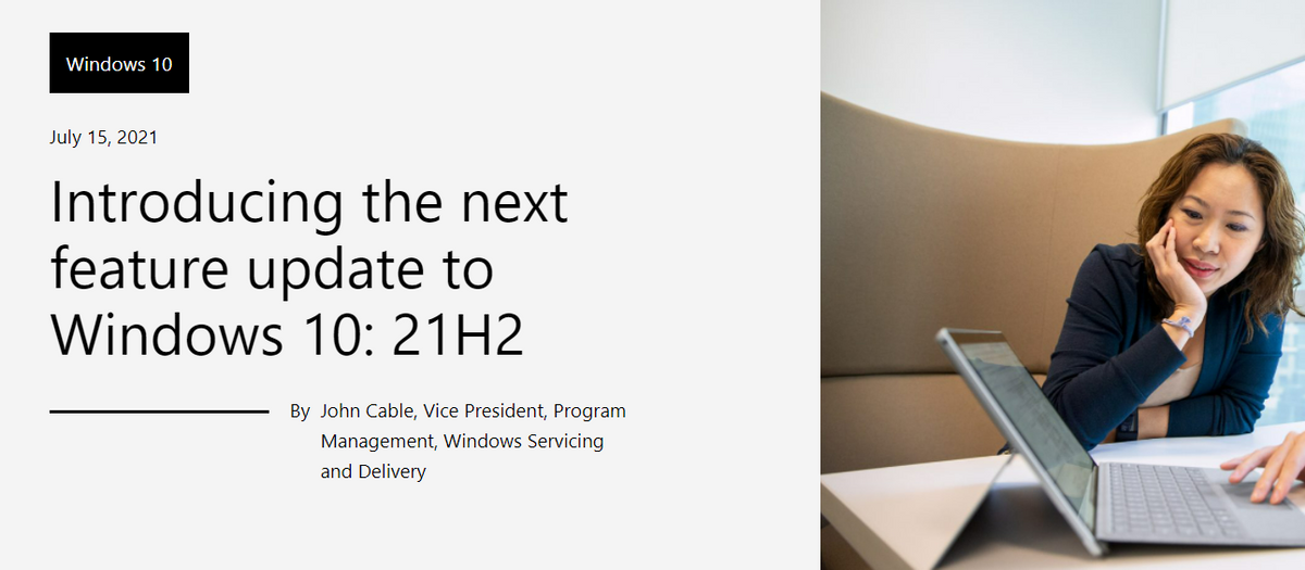微软将每年仅提供一次Windows 10/11功能更新