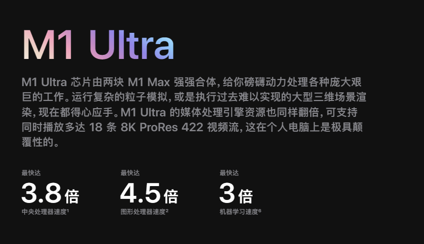 M1 Ultra发布,只做旗舰级芯片的苹果又让你WOW了…