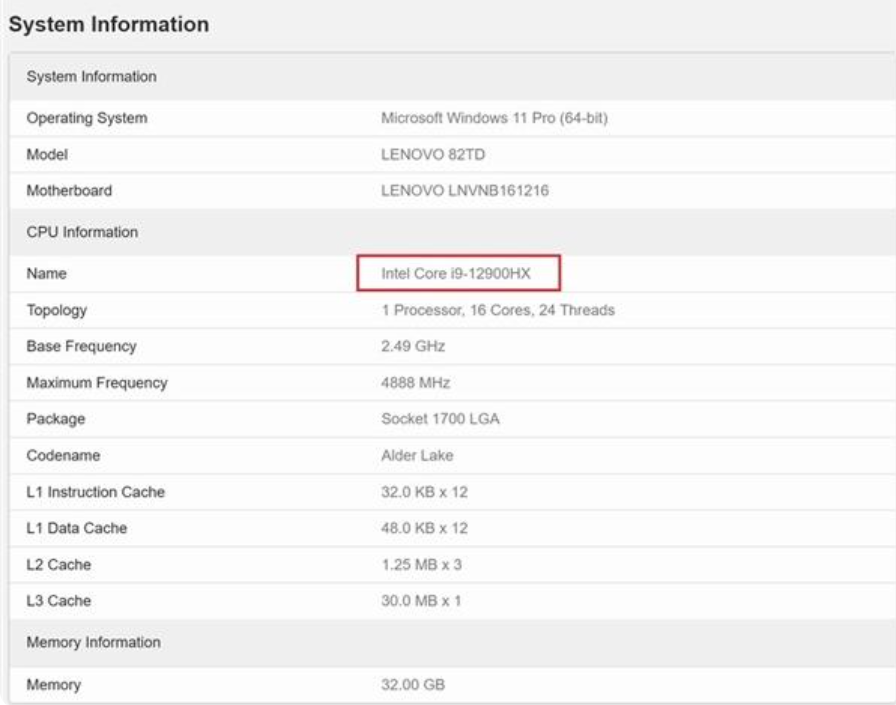 i9-12900HX成绩偷跑后,还有更高规格移动U曝光
