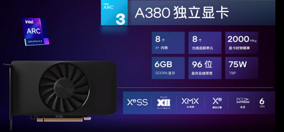 Arc A380非公版独显3999元开售，价格直逼RTX 3070…